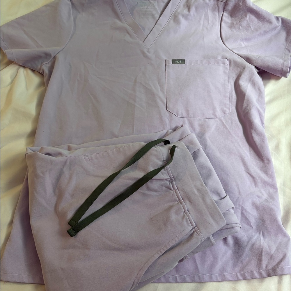 Light Purple Scrub Set